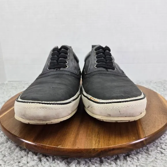 John Varvatos Star USA Redding Casual Leather Canvas Lace Up Sneakers Mens 12 M