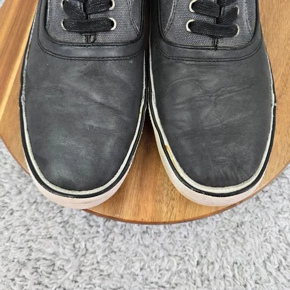 John Varvatos Star USA Redding Casual Leather Canvas Lace Up Sneakers Mens 12 M