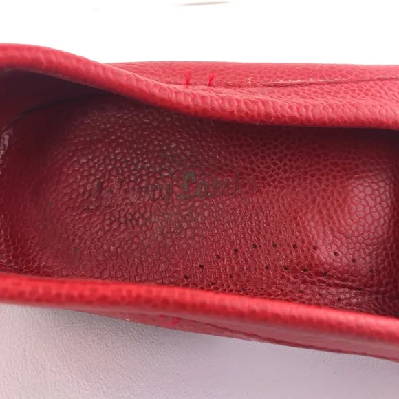 Johnny Lambs Red Leather Loafers EUR 37