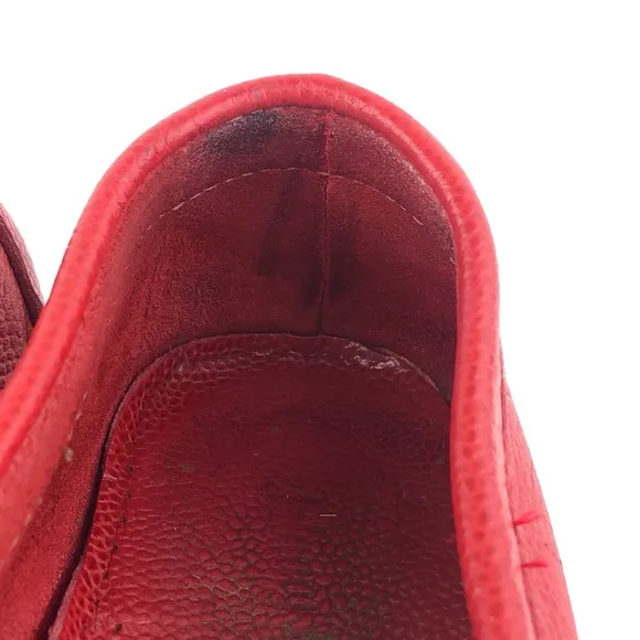 Johnny Lambs Red Leather Loafers EUR 37