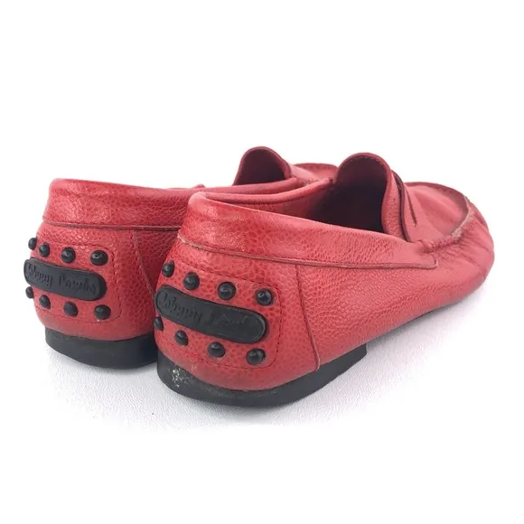 Johnny Lambs Red Leather Loafers EUR 37