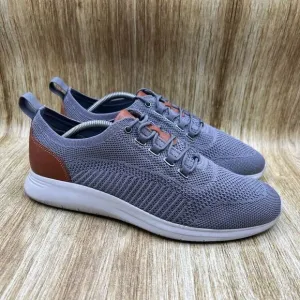 Johnston &amp; Murphy‎ Amherst Knit Men's Size 10 Grey Brown Sneakers Casual Shoes