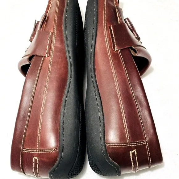 Johnston &amp; Murphy Leather Loafers, Size 11.5 M, Brown
