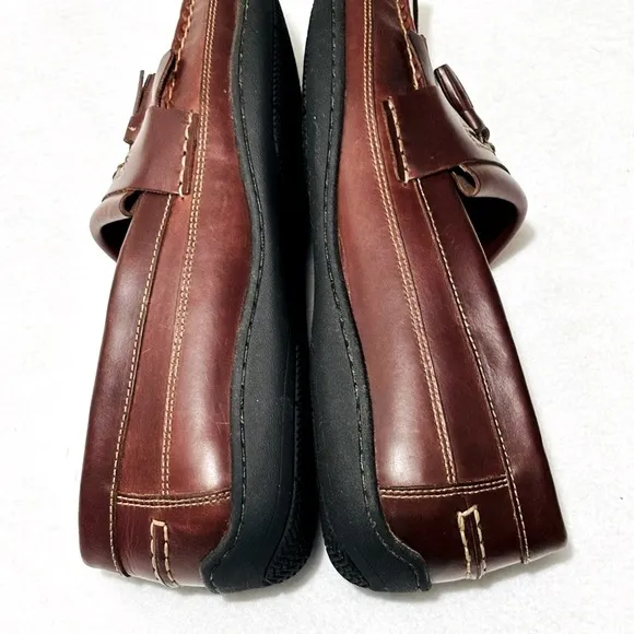 Johnston &amp; Murphy Leather Loafers, Size 11.5 M, Brown