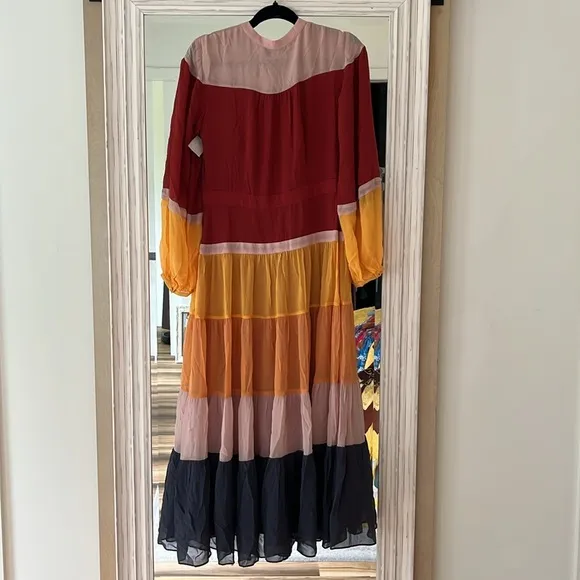 Joie 100% Silk Maxi Dress Size Small‎ NWT