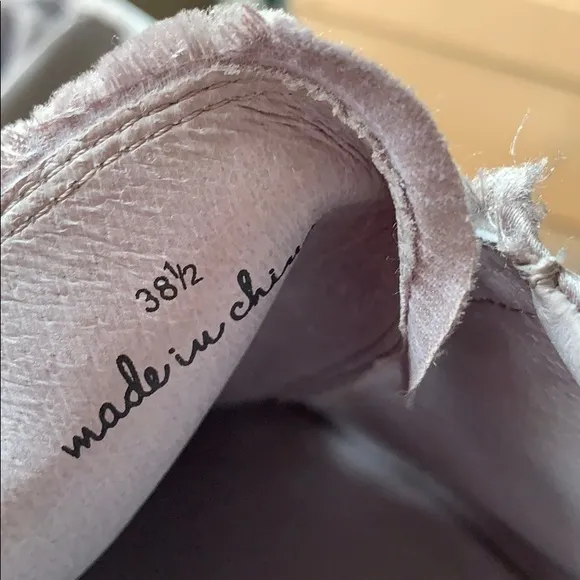 JOIE Diata Smoke Frayed Edge Satin Sneaker 38.5