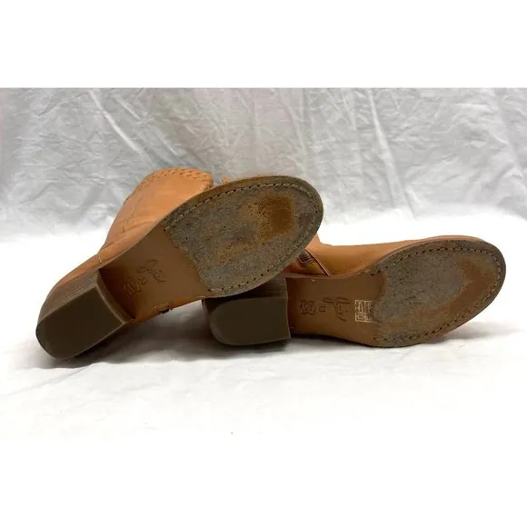 Joie Night Watch Light Brown Leather Tall Boots 38 / 8