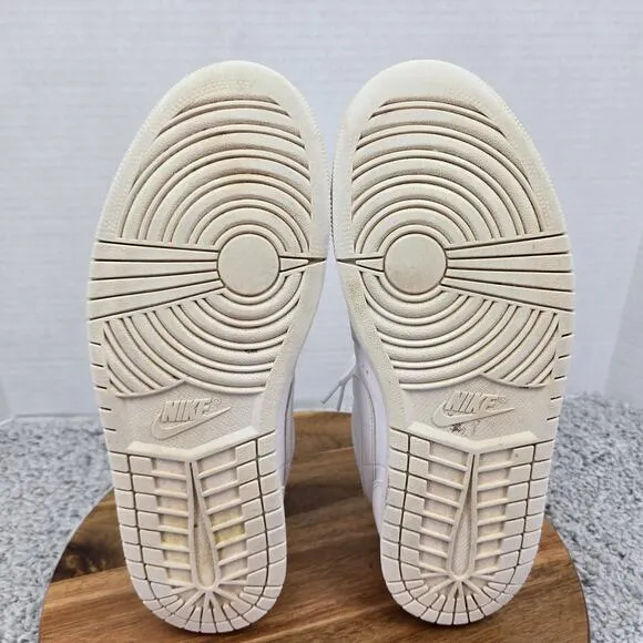 Jordan 1 Low Triple White Casual Lifestyle Daily Sneakers Mens 11.5 553558-136