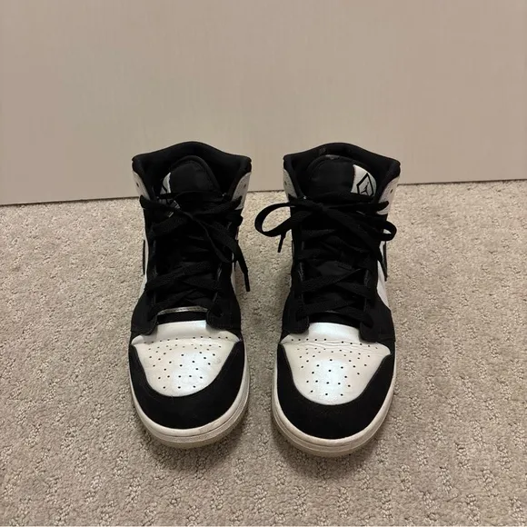 Jordan 1 Mid SE Diamond  Shorts White Black 2022 Size 7Y GS) DN4321-1001