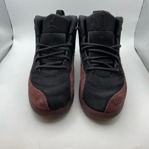 Jordan 12 Retro SP X A Ma Maniere boys suede sneakers size 1Y