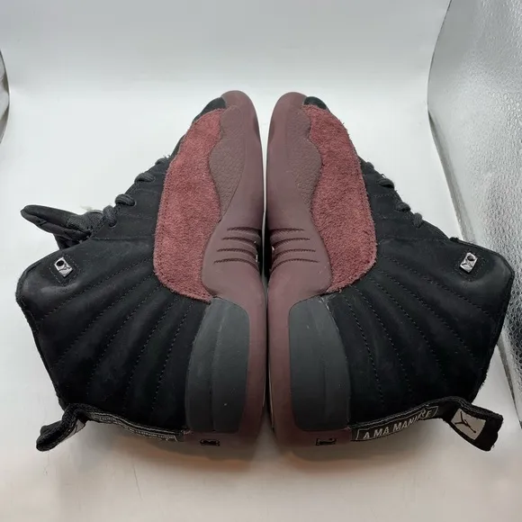 Jordan 12 Retro SP X A Ma Maniere boys suede sneakers size 1Y