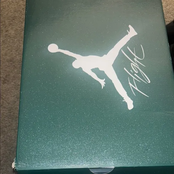 Jordan 4 Retro White and Pine Green Sneakers