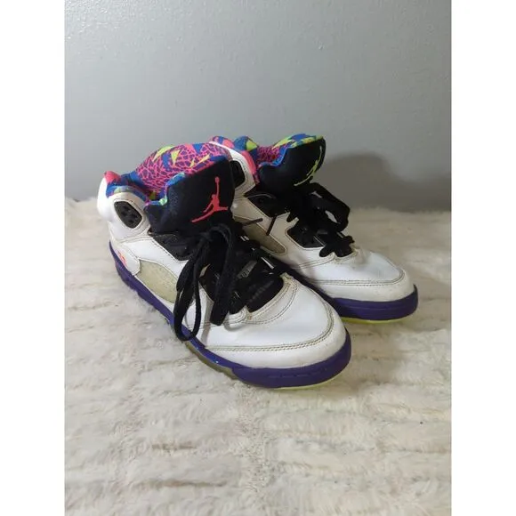 Jordan 5 Retro &quot;Alternate Bel-Air&quot; Fresh Prince Sneakers DB3024-100 Size 5.5Y‎