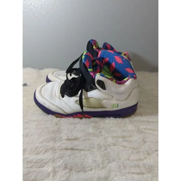 Jordan 5 Retro &quot;Alternate Bel-Air&quot; Fresh Prince Sneakers DB3024-100 Size 5.5Y‎