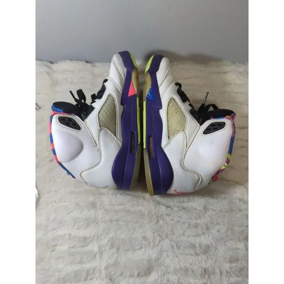 Jordan 5 Retro &quot;Alternate Bel-Air&quot; Fresh Prince Sneakers DB3024-100 Size 5.5Y‎