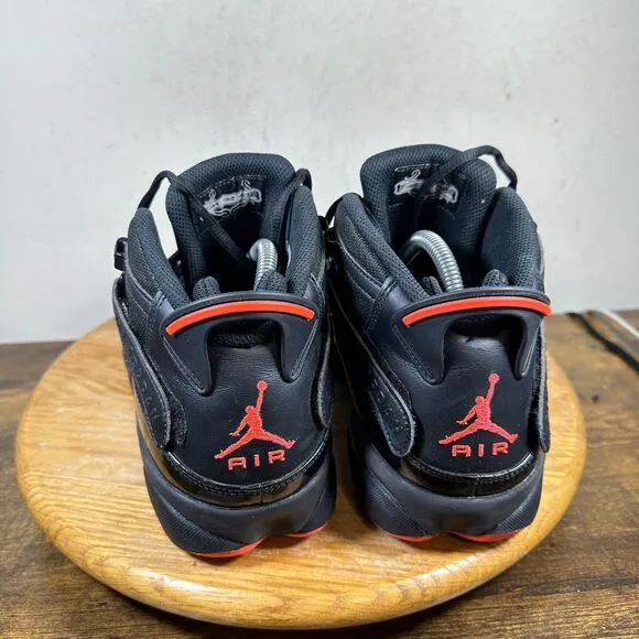 Jordan 6 Rings‎ Black Infrared Men's Size 10.5 Shoe Sneakers 322992-066
