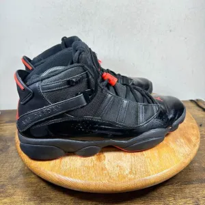 Jordan 6 Rings‎ Black Infrared Men's Size 10.5 Shoe Sneakers 322992-066