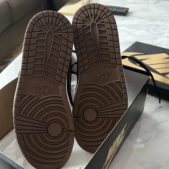 Jordan Air 1 High OG Black and Brown Sneakers