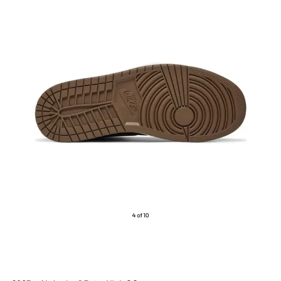 Jordan Air 1 High OG Black and Brown Sneakers
