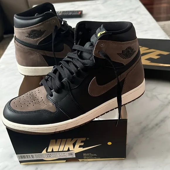 Jordan Air 1 High OG Black and Brown Sneakers