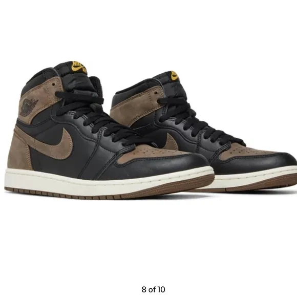 Jordan Air 1 High OG Black and Brown Sneakers
