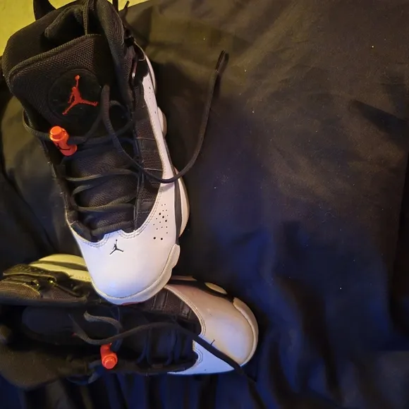 Jordan Black and White Sneakers Athletic Low-Top
