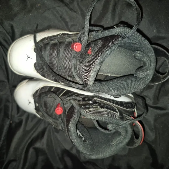 Jordan Black and White Sneakers Athletic Low-Top