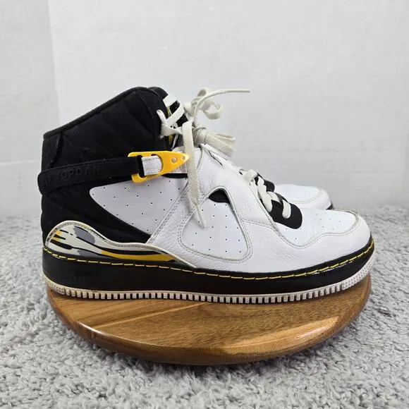 Jordan Fusion 8 Varsity Maize White Yellow Athletic Sneakers Mens 13 384522-102