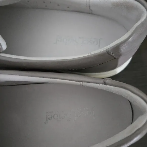 Josef Seibel Women Caren 14 Gray Leather Casual Slip On Sneakers US10 (40)