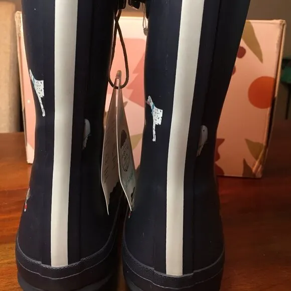 Joules Right as Rain Mid Height Rainboots  NWT  W8