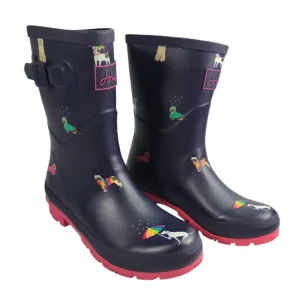 Joules Women's Rain Boots, With dog print, size 7