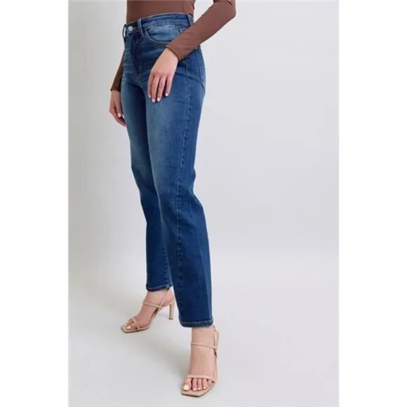Judy Blue Full Size Side Seam Detail Straight Jeans with Pockets