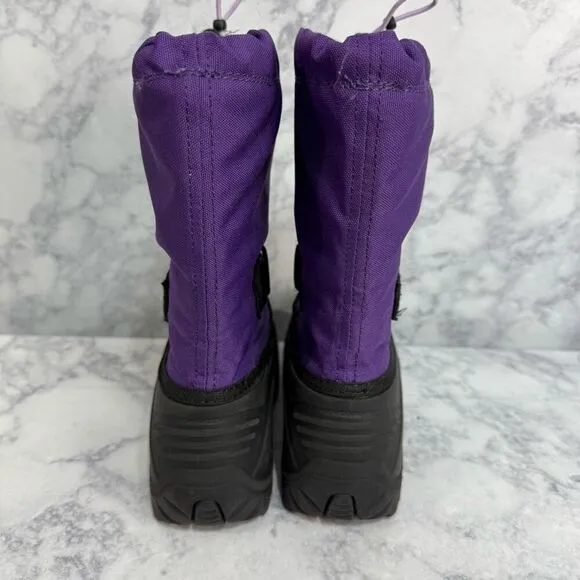 Kamik Big Girls Boots sz 3 Snow Insulated Waterproof  #K778