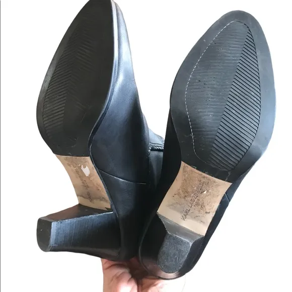 Karl Lagerfeld ankle boots, soft genuine leather, size 9.5