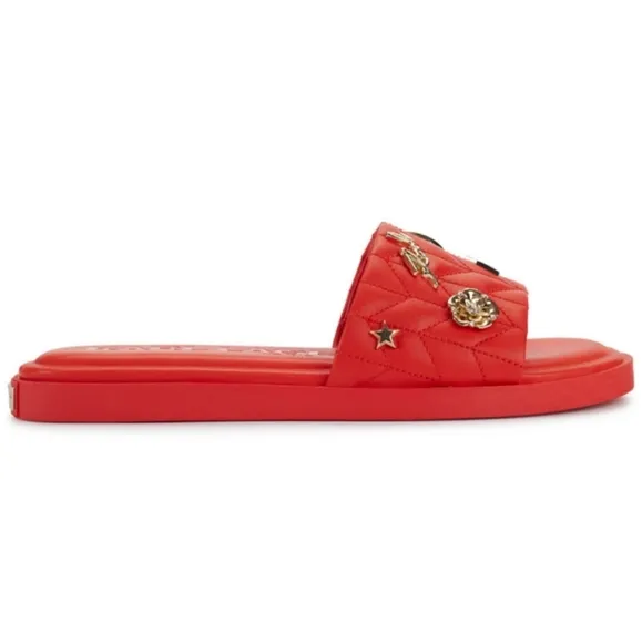 Karl Lagerfeld Carenza Studded Slide Sandals