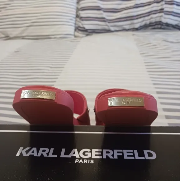 Karl Lagerfeld Carenza Studded Slide Sandals