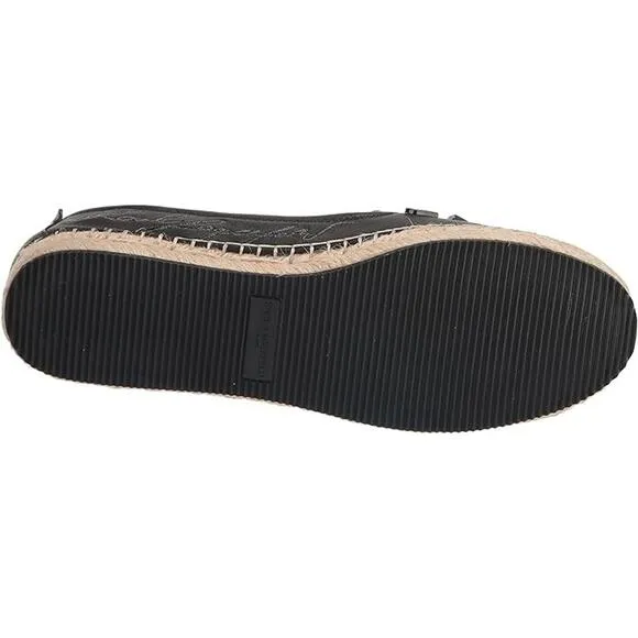 Karl Lagerfeld Paris Women's Michaela Cate Pins Espadrill, Black Size 10M