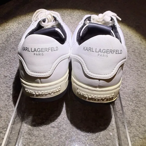 Karl Lagerfeld White Sneakers Minimalist Design