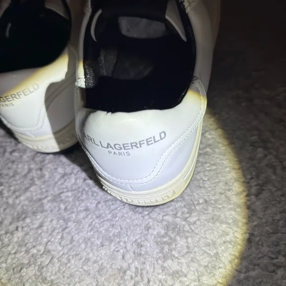 Karl Lagerfeld White Sneakers Minimalist Design