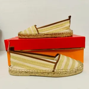 KATE SPADE NEW YORK LIDO STRIPED SLIP-ON ESPADRILLES