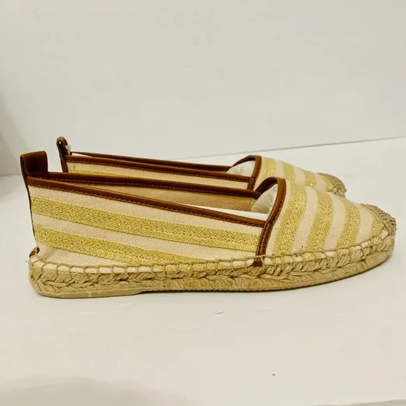 KATE SPADE NEW YORK LIDO STRIPED SLIP-ON ESPADRILLES