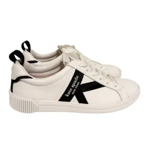 Kate Spade Signature Sneakers True White Black Size 7.5 Women