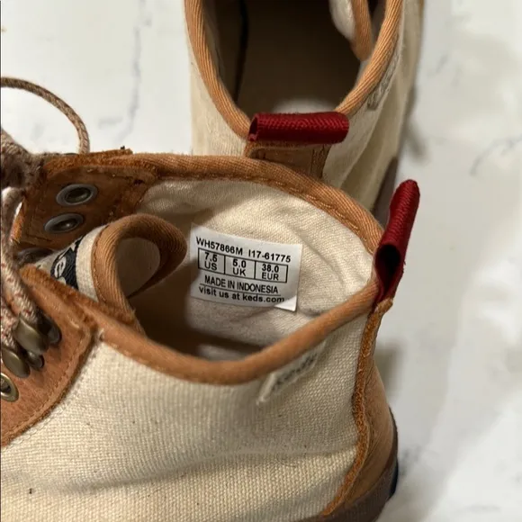 Keds Brown and Tan High-Top Boots for Outdoor Adventures