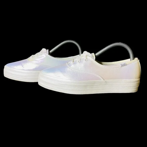 Keds Sneakers Iridescent Point Toe Platform 8.5