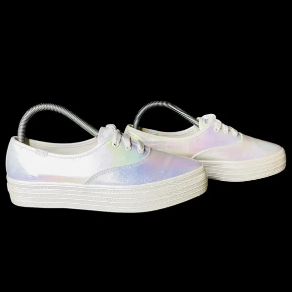 Keds Sneakers Iridescent Point Toe Platform 8.5