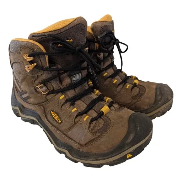 KEEN Targhee Mid-Height Keen.Dry Weatherproof Leather Hiking Boots 9 39