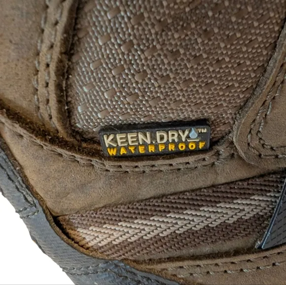 KEEN Targhee Mid-Height Keen.Dry Weatherproof Leather Hiking Boots 9 39