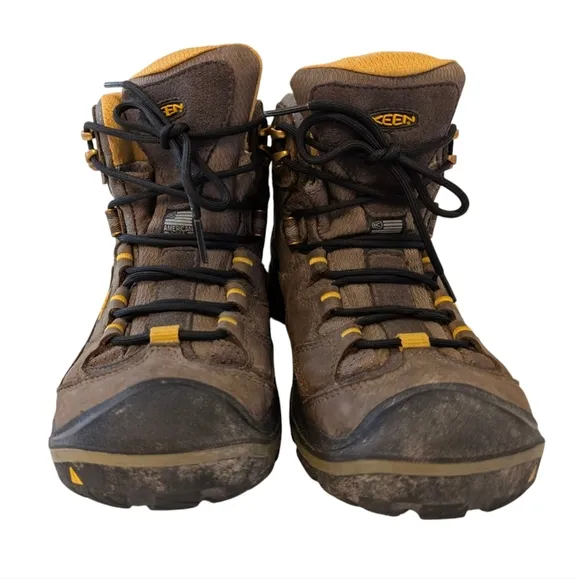KEEN Targhee Mid-Height Keen.Dry Weatherproof Leather Hiking Boots 9 39