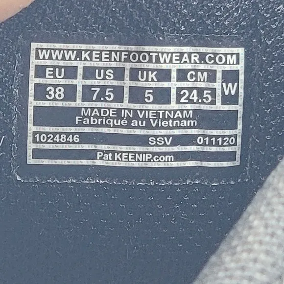 Keen Tempo Womens 7.5 Purple Flex Mid Height Lightweight Waterproof Hiking Boots