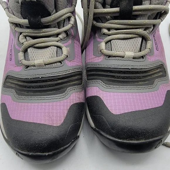 Keen Tempo Womens 7.5 Purple Flex Mid Height Lightweight Waterproof Hiking Boots
